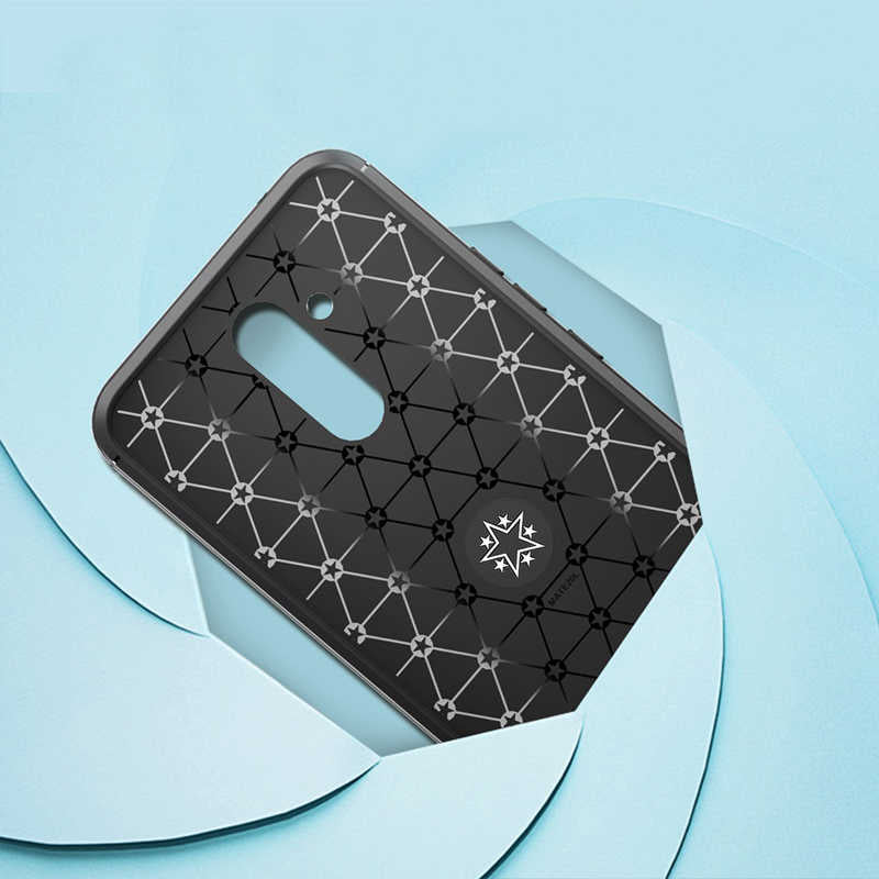 Huawei Mate 20 Lite Kılıf Zore Ravel Silikon Kapak Kırmızı