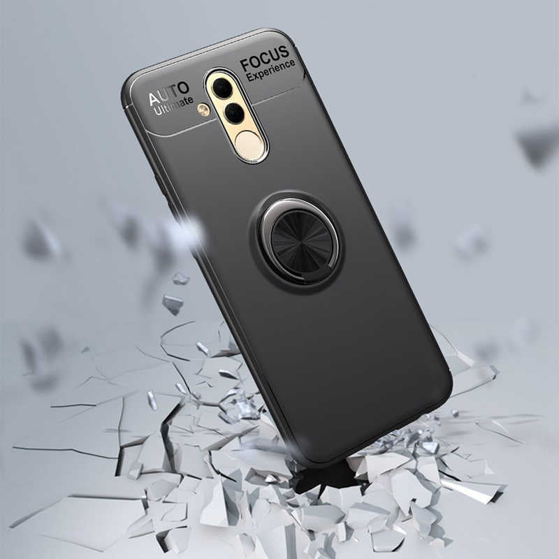 Huawei Mate 20 Lite Kılıf Zore Ravel Silikon Kapak Kırmızı