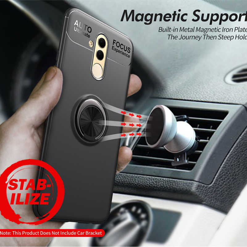 Huawei Mate 20 Lite Kılıf Zore Ravel Silikon Kapak Kırmızı