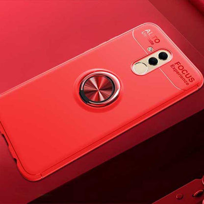 Huawei Mate 20 Lite Kılıf Zore Ravel Silikon Kapak Kırmızı