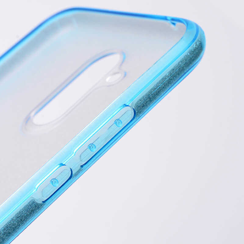 Huawei Mate 20 Lite Kılıf Zore Shining Silikon Gold