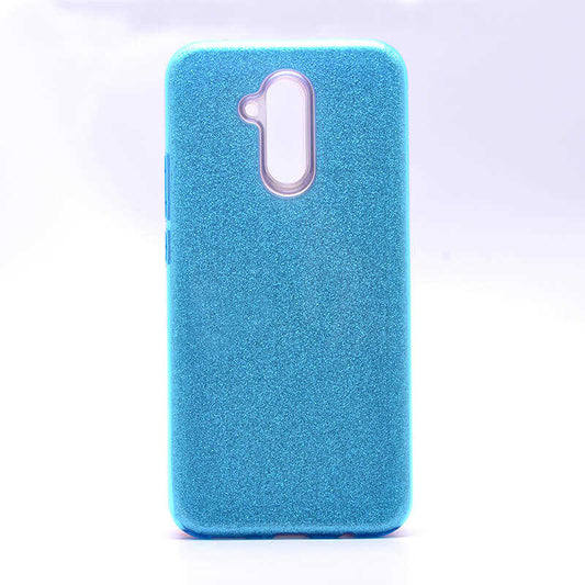 Huawei Mate 20 Lite Kılıf Zore Shining Silikon Mavi