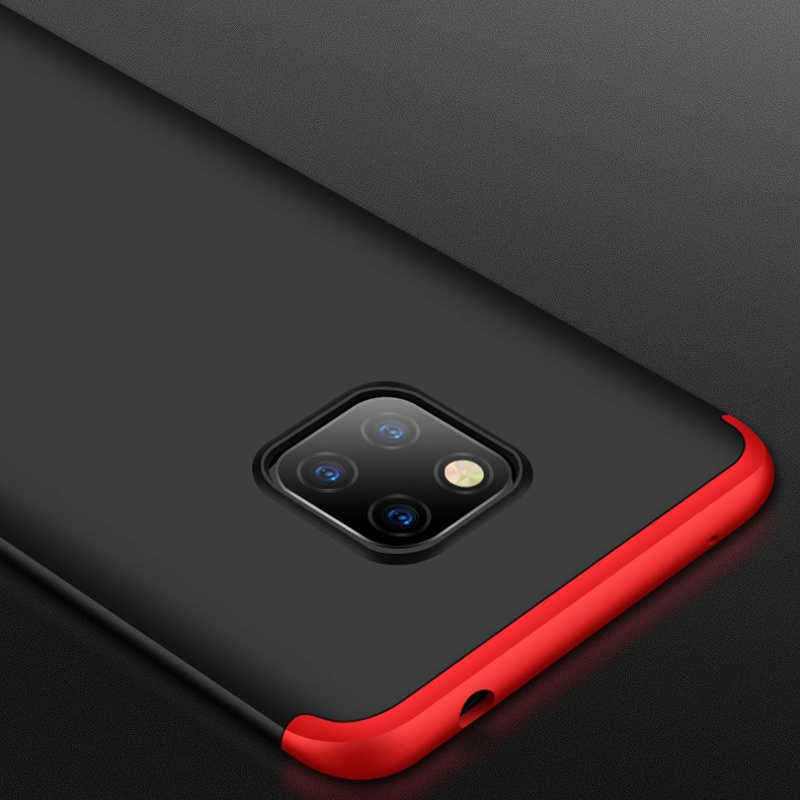 Huawei Mate 20 Pro Kılıf Zore Ays Kapak Siyah-Mavi