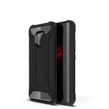 Huawei Mate 20 Pro Kılıf Zore Crash Silikon Kapak Kırmızı