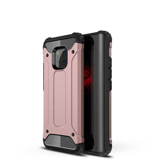 Huawei Mate 20 Pro Kılıf Zore Crash Silikon Kapak Rose Gold