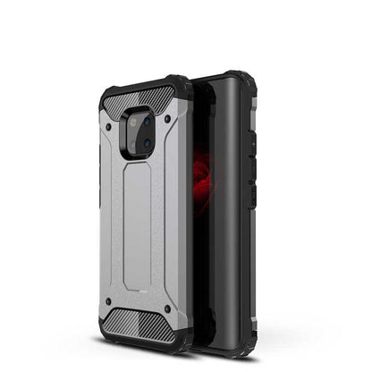 Huawei Mate 20 Pro Kılıf Zore Crash Silikon Kapak Gri