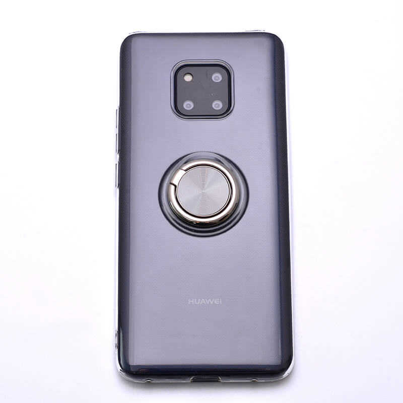 Huawei Mate 20 Pro Kılıf Zore Les Silikon Kırmızı