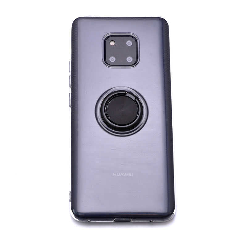 Huawei Mate 20 Pro Kılıf Zore Les Silikon Siyah