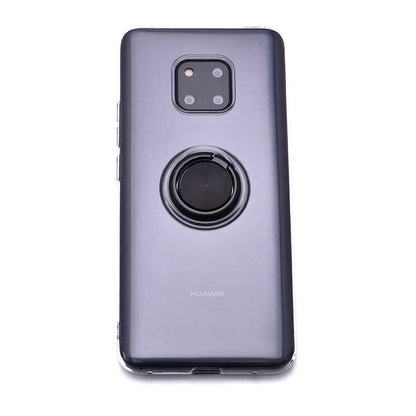 Huawei Mate 20 Pro Kılıf Zore Les Silikon Siyah