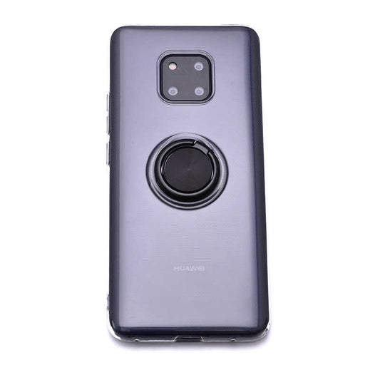 Huawei Mate 20 Pro Kılıf Zore Les Silikon Siyah