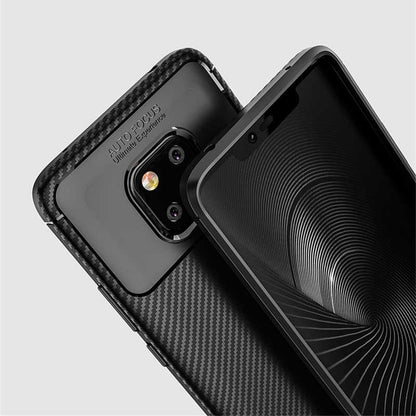 Huawei Mate 20 Pro Kılıf Zore Negro Silikon Kapak Siyah