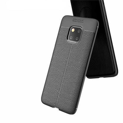 Huawei Mate 20 Pro Kılıf Zore Niss Silikon Kapak Lacivert