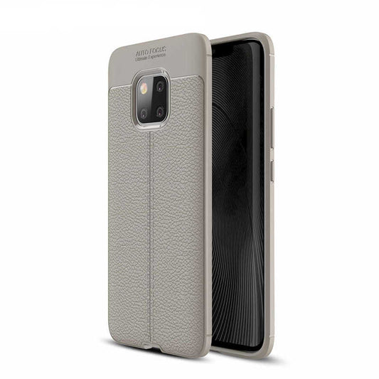 Huawei Mate 20 Pro Kılıf Zore Niss Silikon Kapak Gri