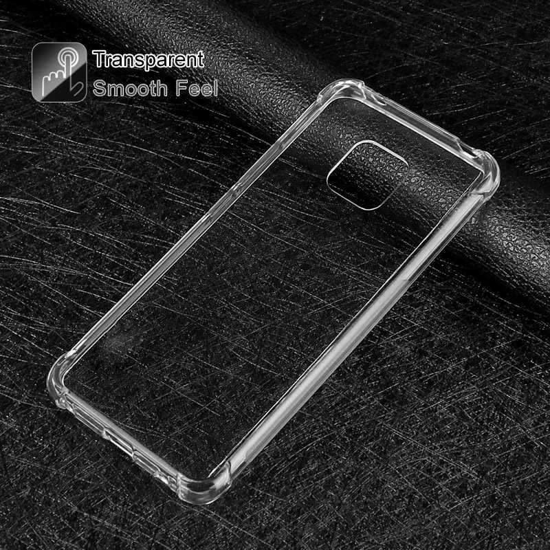 Huawei Mate 20 Pro Kılıf Zore Nitro Anti Shock Silikon Renksiz
