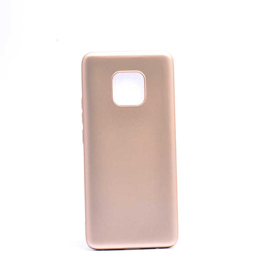 Huawei Mate 20 Pro Kılıf Zore Premier Silikon Kapak Gold