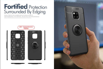 Huawei Mate 20 Pro Kılıf Zore Ravel Silikon Kapak Kırmızı