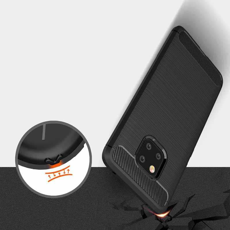 Huawei Mate 20 Pro Kılıf Zore Room Silikon Kapak Gri