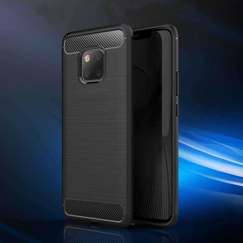 Huawei Mate 20 Pro Kılıf Zore Room Silikon Kapak Gri