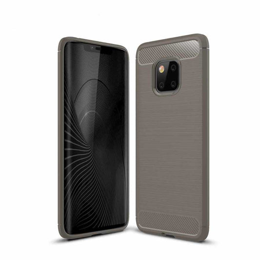 Huawei Mate 20 Pro Kılıf Zore Room Silikon Kapak Gri