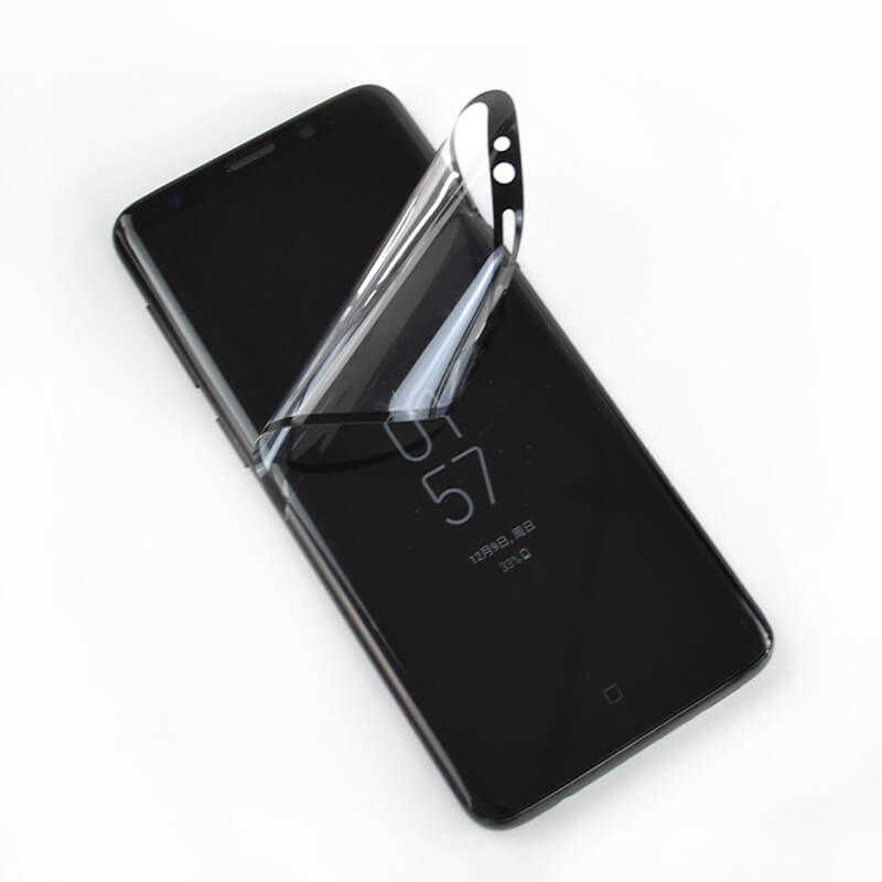 Huawei Mate 20 Pro Zore Zırh Shock Tpu Nano Ekran Koruyucu Siyah