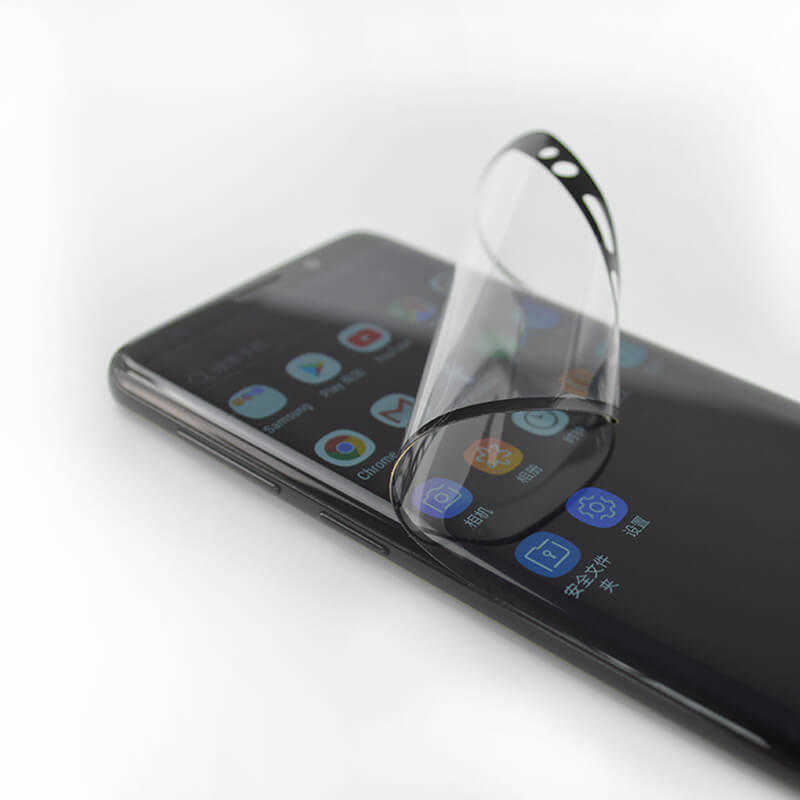 Huawei Mate 20 Pro Zore Zırh Shock Tpu Nano Ekran Koruyucu Siyah