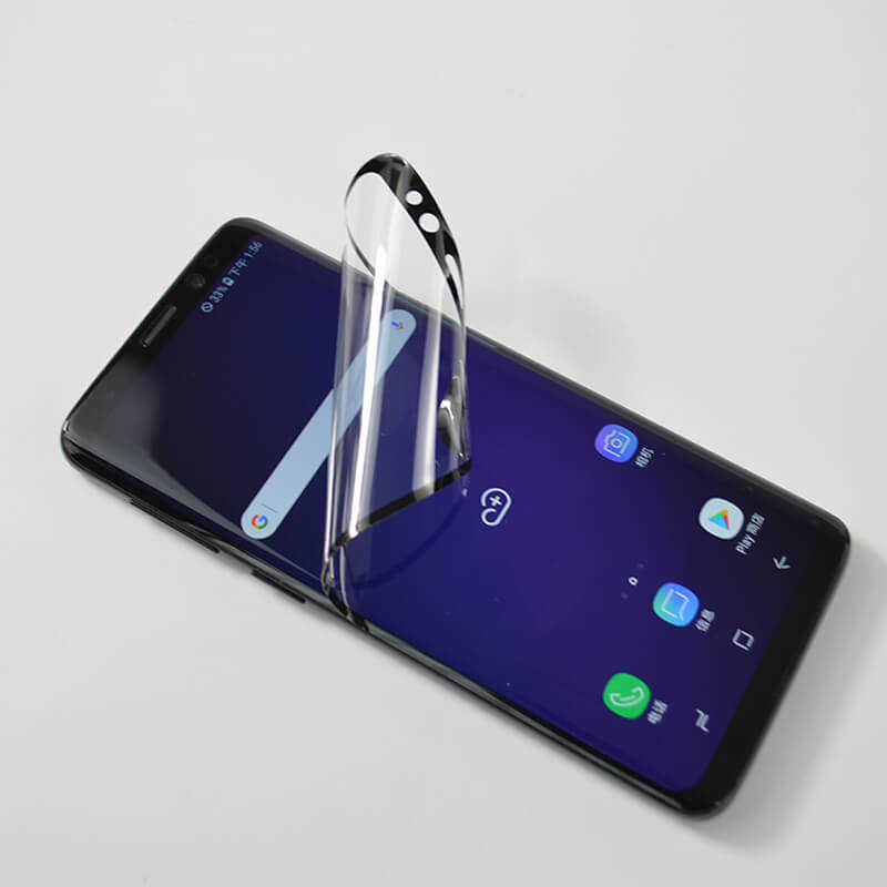 Huawei Mate 20 Pro Zore Zırh Shock Tpu Nano Ekran Koruyucu Siyah