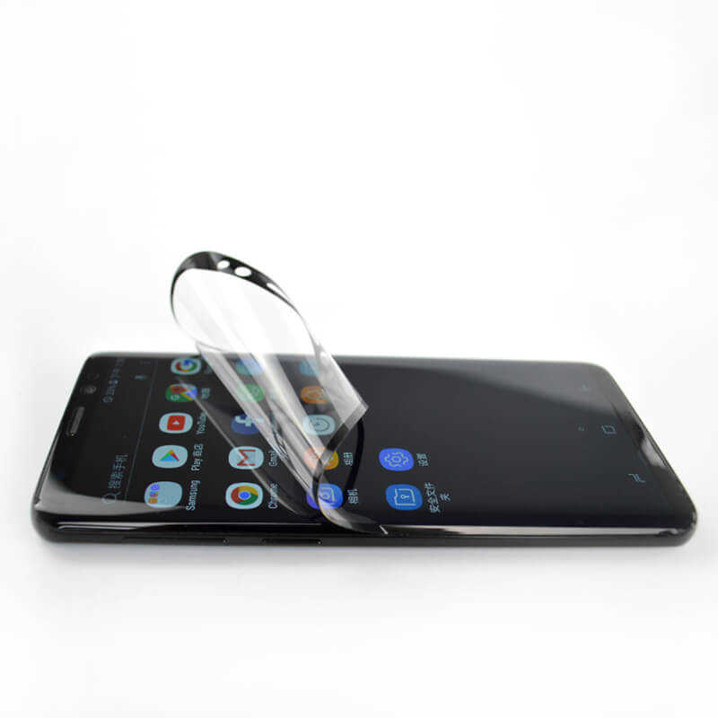 Huawei Mate 20 Pro Zore Zırh Shock Tpu Nano Ekran Koruyucu Siyah