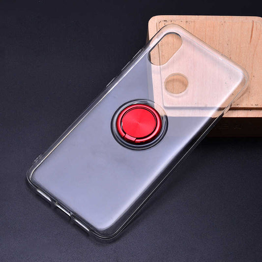 Xiaomi Mi 8 Kılıf Zore Les Silikon Kırmızı