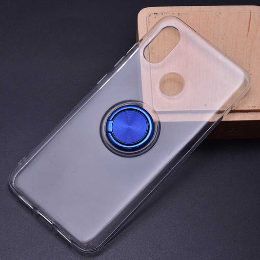 Xiaomi Mi 8 Kılıf Zore Les Silikon Mavi