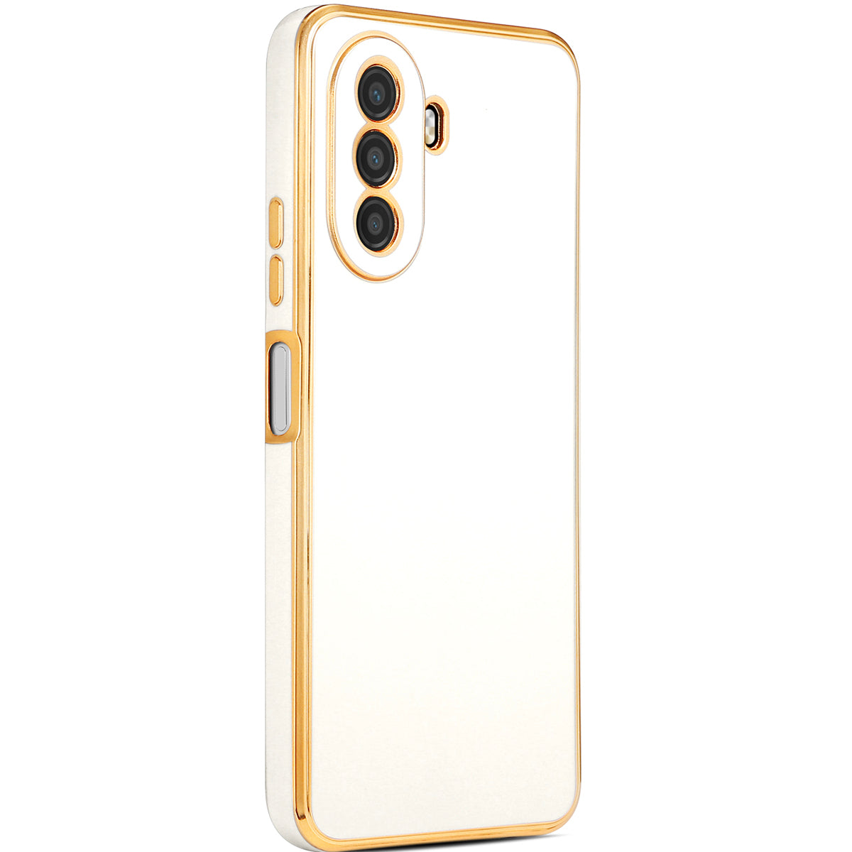 Huawei Nova Y70 Kılıf Zore Bark Kapak Beyaz