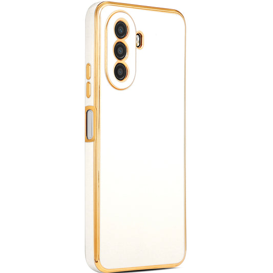 Huawei Nova Y70 Kılıf Zore Bark Kapak Beyaz