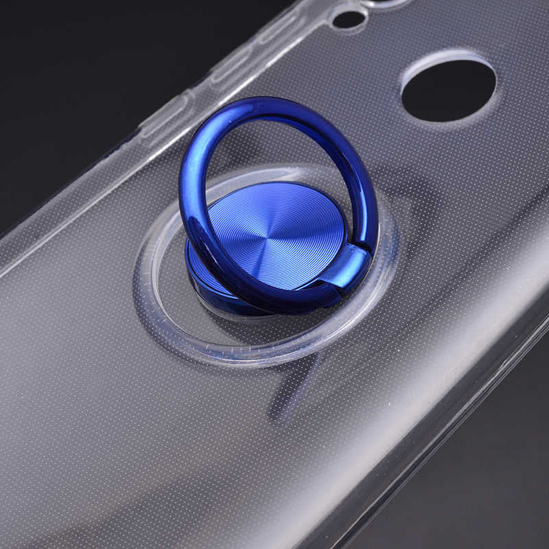 Huawei P Smart 2019 Kılıf Zore Les Silikon Gri