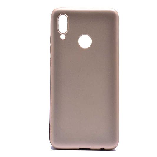 Huawei P Smart 2019 Kılıf Zore Premier Silikon Kapak Gold