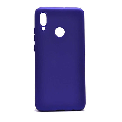 Huawei P Smart 2019 Kılıf Zore Premier Silikon Kapak Saks Mavi