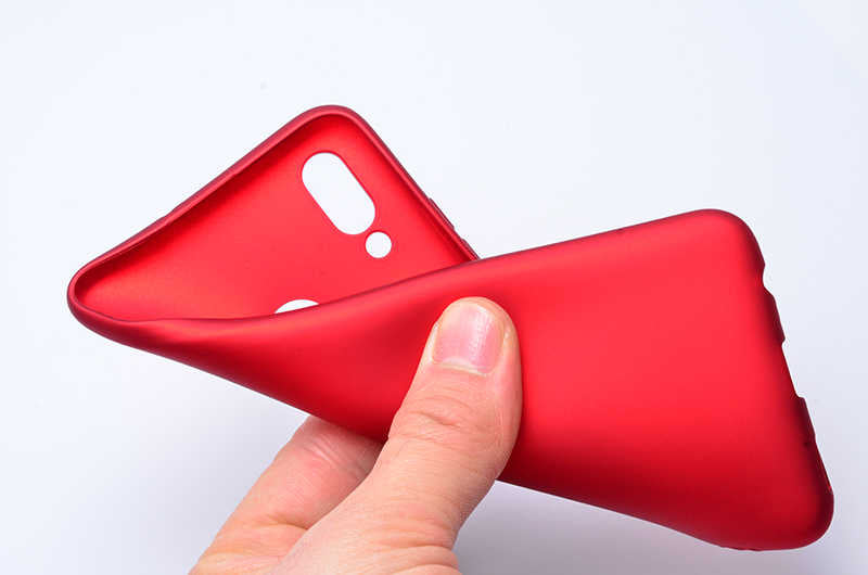 Huawei P Smart 2019 Kılıf Zore Premier Silikon Kapak Saks Mavi