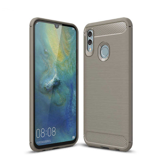 Huawei P Smart 2019 Kılıf Zore Room Silikon Kapak Gri