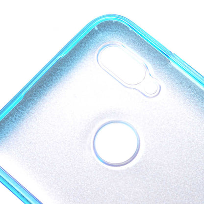 Huawei P Smart 2019 Kılıf Zore Shining Silikon Gümüş