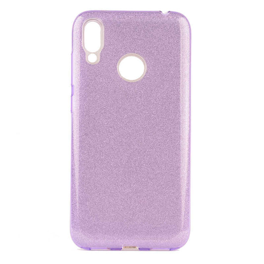 Huawei P Smart 2019 Kılıf Zore Shining Silikon Mor