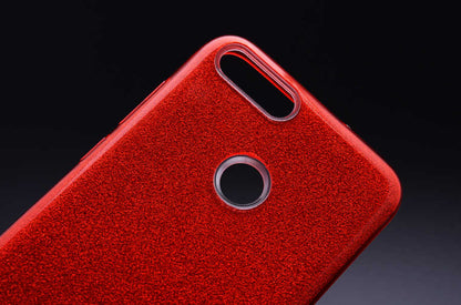Huawei P Smart Kılıf Zore Shining Silikon Gold