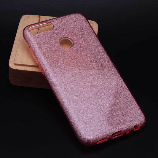 Huawei P Smart Kılıf Zore Shining Silikon Rose Gold
