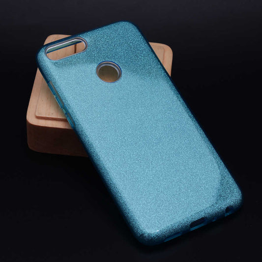 Huawei P Smart Kılıf Zore Shining Silikon Mavi