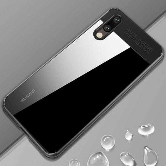 Huawei P20 Kılıf Zore Buttom Kapak Siyah