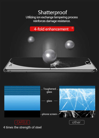 Huawei P10 Zore Ekranı Tam Kaplayan Düz Cam Koruyucu Gold