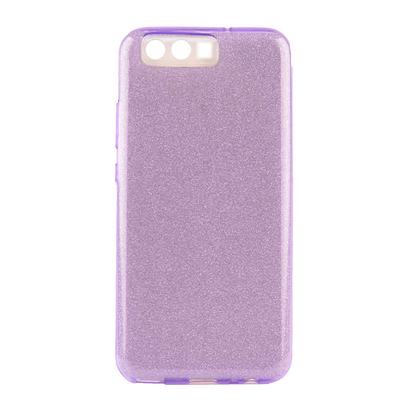 Huawei P10 Kılıf Zore Shining Silikon Mor