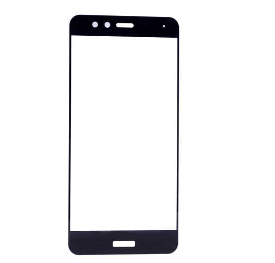 Huawei P10 Lite Zore Ekranı Tam Kaplayan Düz Cam Koruyucu Beyaz