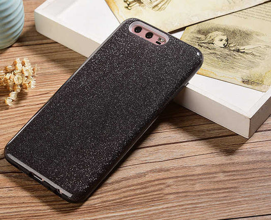 Huawei P10 Plus Kılıf Zore Shining Silikon Siyah