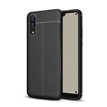 Huawei P20 Kılıf Zore Niss Silikon Kapak Gri