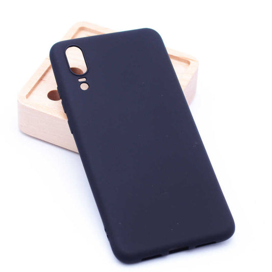 Huawei P20 Kılıf Zore Premier Silikon Kapak Siyah