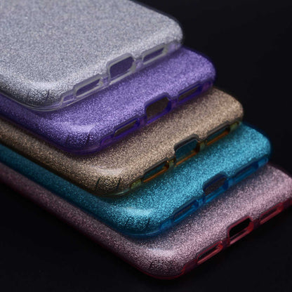 Huawei P20 Kılıf Zore Shining Silikon Rose Gold