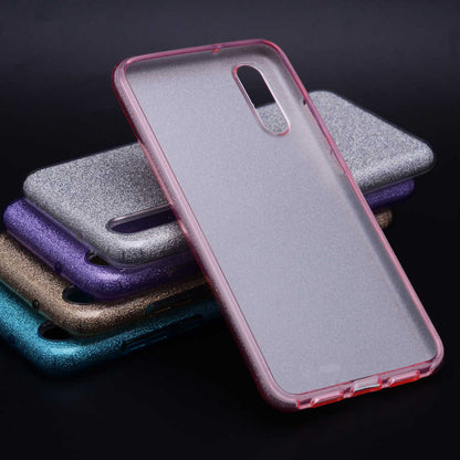 Huawei P20 Kılıf Zore Shining Silikon Mavi